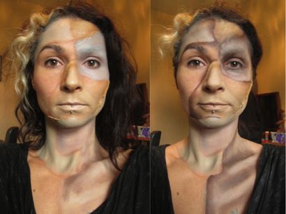 Frankenstein - s Face Paint Monstre Tutorial, CoochieCrunch