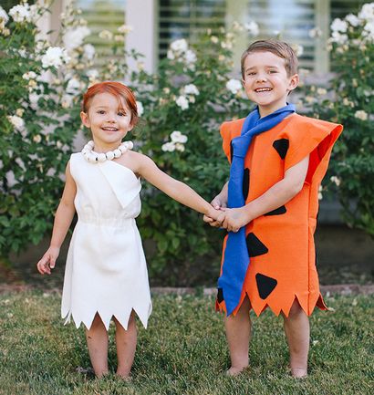 Fred und Wilma Feuerstein Kostüm DIY, Halloween