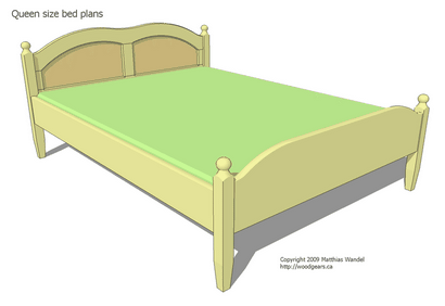 Gratuit construire vous-même les plans de lit
