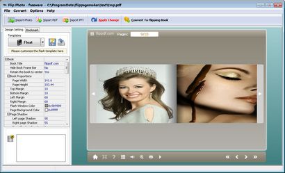 Gratis Flip Photo Album Maker-100% Freeware Erstellen von 3D-Echt Seite Flip Fotoalbum in einer Minute!