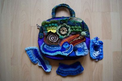 Sac Freeform Crochet