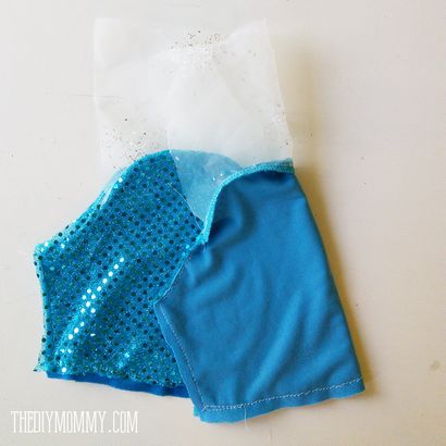 Patron gratuit et tutoriel pour une robe inspirée Frozen Elsa Costume, le bricolage maman