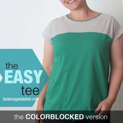 Patron gratuit pour les femmes faciles - s tutoriel de couture t-shirt (tee)