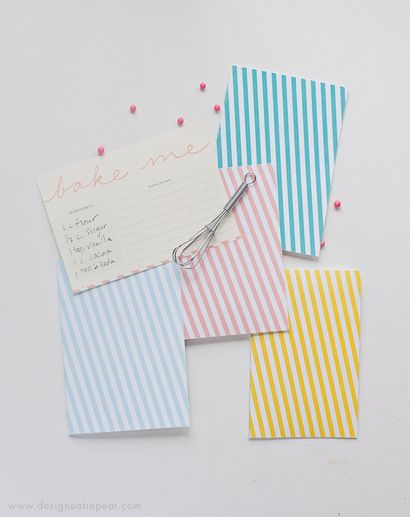 Cartes de recettes gratuits à imprimer (option de conception ici) Cartes de recettes gratuits à imprimer