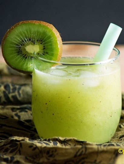 Recette de jus de kiwi frais - poivre bol (poivre) Jus de kiwi frais Recette - Pepper Bowl
