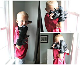 Frisch DIY Einfacher Batman Handschuhe abgeschlossen