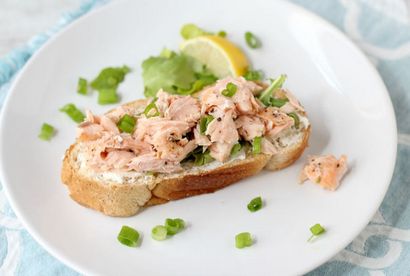 Frischer Lachs-Salat - Hausgemachte Ernährung - Ernährung, die Ihr Leben paßt