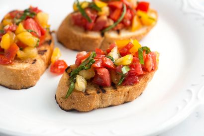 Recette tomate fraîche Bruschetta