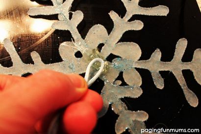 Congelé - Collier flocon de neige (papier de cuisson heureux) Frozen - Collier flocon de neige