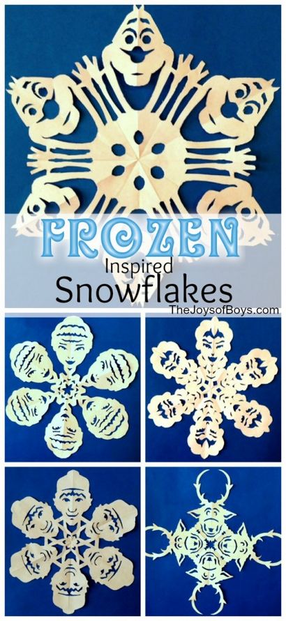Snowflakes congelés - Inspirée par Disney - s Frozen - Les Joies de garçons