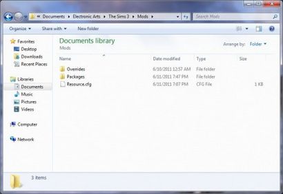 Spiel Hilfe Installieren von Sims 3 Package Files