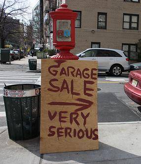 Vente de garage, signe des conseils meilleurs conseils de vente Garage