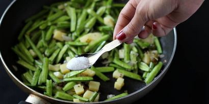 Gawar Aloo Sabzi (Cluster Bohnen Kartoffel-Curry), Gawar Batata