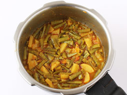 Gawar ki Sabzi - Beans cluster traditionnel gujarati Recette Curry