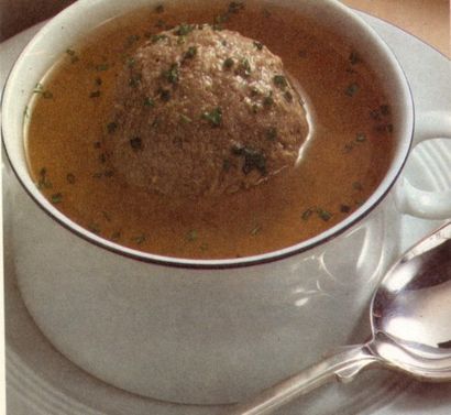 Foie Boulette soupe allemande - spécialités bavaroises • Les meilleures recettes allemandes