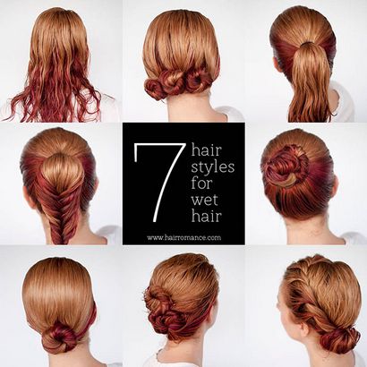 Erzielen Sie schnell bereit, mit 7 leicht Frisur Tutorials für nasse Haar - Haar Romantik