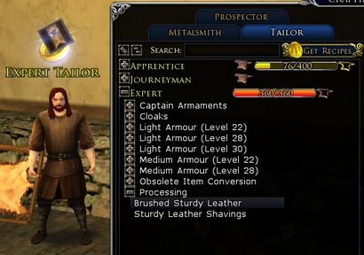 Mise en route avec Crafting, certaines choses que j'ai appris, Shadowbane dans LOTRO sur Landroval