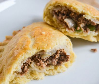 Ghana Pies viande (poivrons verts hachés) Ghana Meat Pies