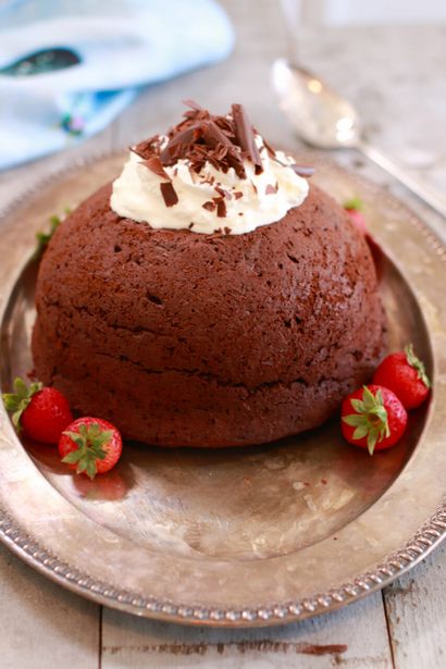 Gâteau chocolat Lava géant - de Gemma Bigger Bolder cuisson