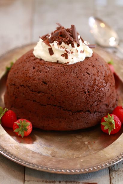 Gâteau chocolat Lava géant - de Gemma Bigger Bolder cuisson