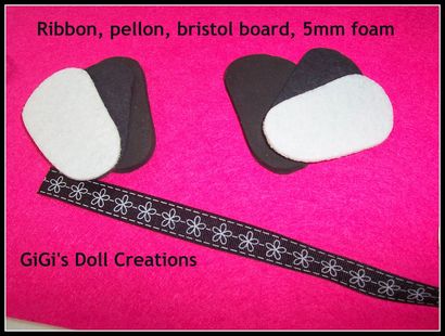 GiGi Doll et Craft Creations 18 pouces Doll Sandal Tutorial