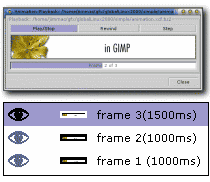 GIMP - einfache Animationen