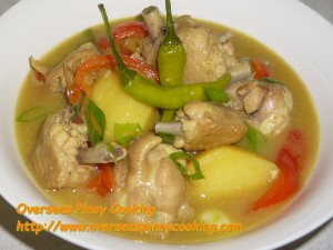 Ginataang Manok de Dilaw