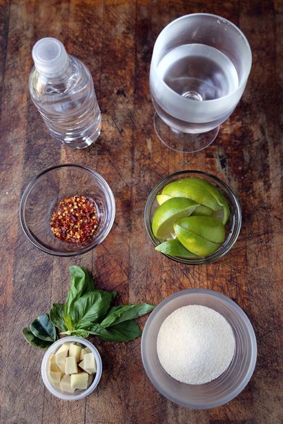 Ingwer Soda mit Lime Leaf und Chili - Pickled Plum Essen und Getränke