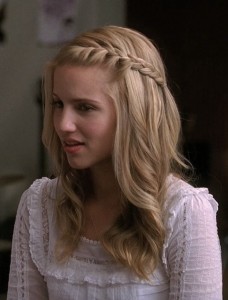 Glee Coiffures, Quinn Fabray Double-Français Embrasse, Coupes de cheveux Mignon filles