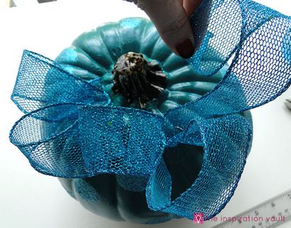 Pailleté à pois Teal citrouille - The Vault Inspiration (comment faire la citrouille à pois) Pailleté à pois citrouille Teal - The Vault Inspiration