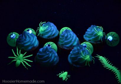 Glow in the Dark Cupcakes - Hoosier Homemade