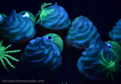 Glow in the Dark Cupcakes - Hoosier Homemade