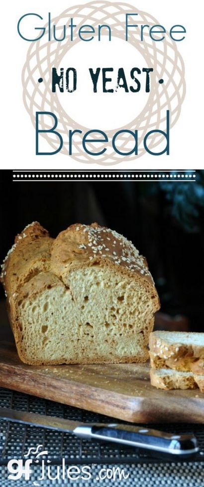 Glutenfreie keine Hefe-Brot-Rezept für Sandwiches, gfJules