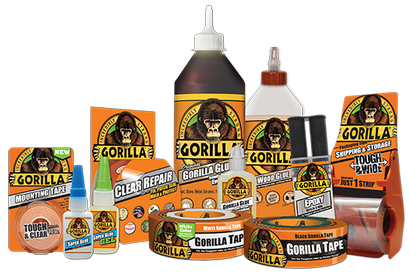 Gorilla Super Glue Gel, No-Run, facile à utiliser Formula, Colle résistant aux chocs