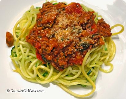 Gourmet Sunday Girl Cooks Nuit Pâtes - Comment faire non Aquatiques Zoodles