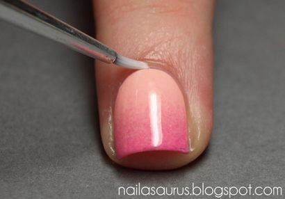 Nails gradient Image Tutorial - Le Nailasaurus, Royaume-Uni Blog Nail Art