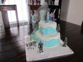 Reconnaissants pour Disney Frozen tour gâteau étape par étape tutoriel image