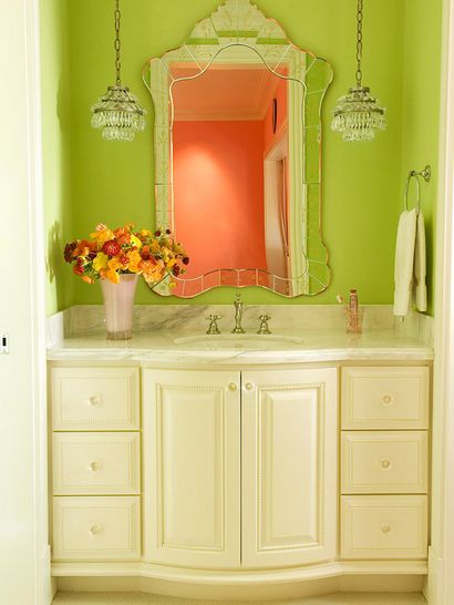 Idées de conception verte de salle de bain