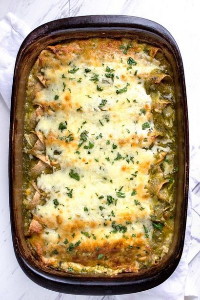 Vert Chili Enchiladas au poulet (vert) Vert Chili Enchiladas au poulet