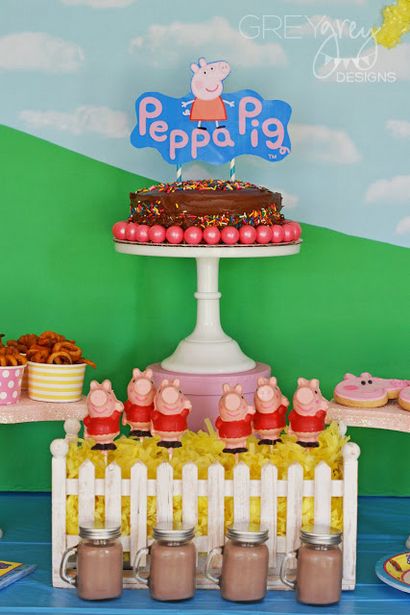 GreyGrey Designs Mes parties Peppa Pig Party