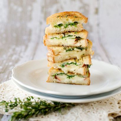 Gegrillte Brie - Apple-Sandwich - Gehen Bold mit ButterGo Bold mit Butter