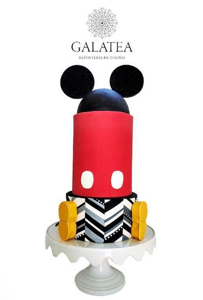 Grinsen von Ohr zu Ohr Kreative Mickey Mouse Kuchen Designs