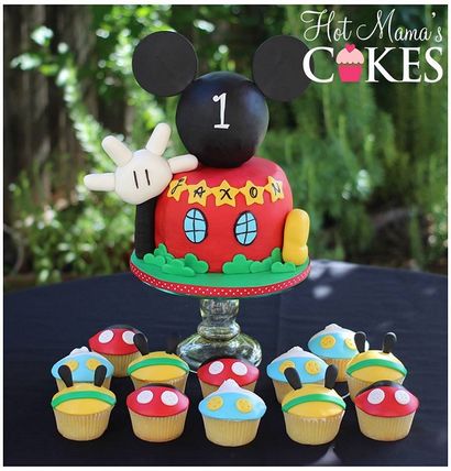 Grinsen von Ohr zu Ohr Kreative Mickey Mouse Kuchen Designs