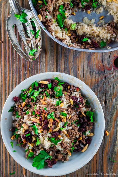 Le boeuf haché et riz Recette, le plat méditerranéen