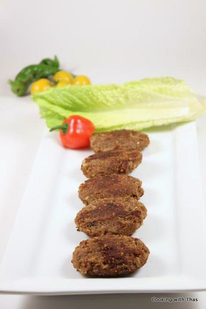 Gâteau de boeuf haché ou Shami Kabab, Cuisiner avec Thas