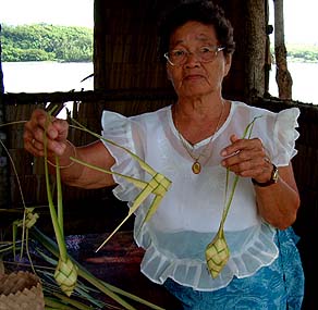 Guam Inarajan - Empreintes de tissage