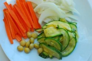 Gungjung Tteokbokki (Sauté gâteau de riz au boeuf et légumes) - Bapsang coréen