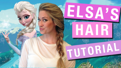 HAIR TUTORIAL Elsa Braid Tutorial von Disney - s - Gefroren, Rotoscopers