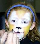 Halloween Make-up Anleitung - Katze oder Feline Gesicht