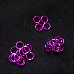 bijoux artisanaux fabriqués à la main par Nicole Hill - Tutorial - Demi-bracelet chainmaille persan 4-en-1 (fabrication artisanale) bijoux artisanaux fabriqués à la main par Nicole Hill - Tutorial - La moitié persane 4-en-1 bracelet chainmaille